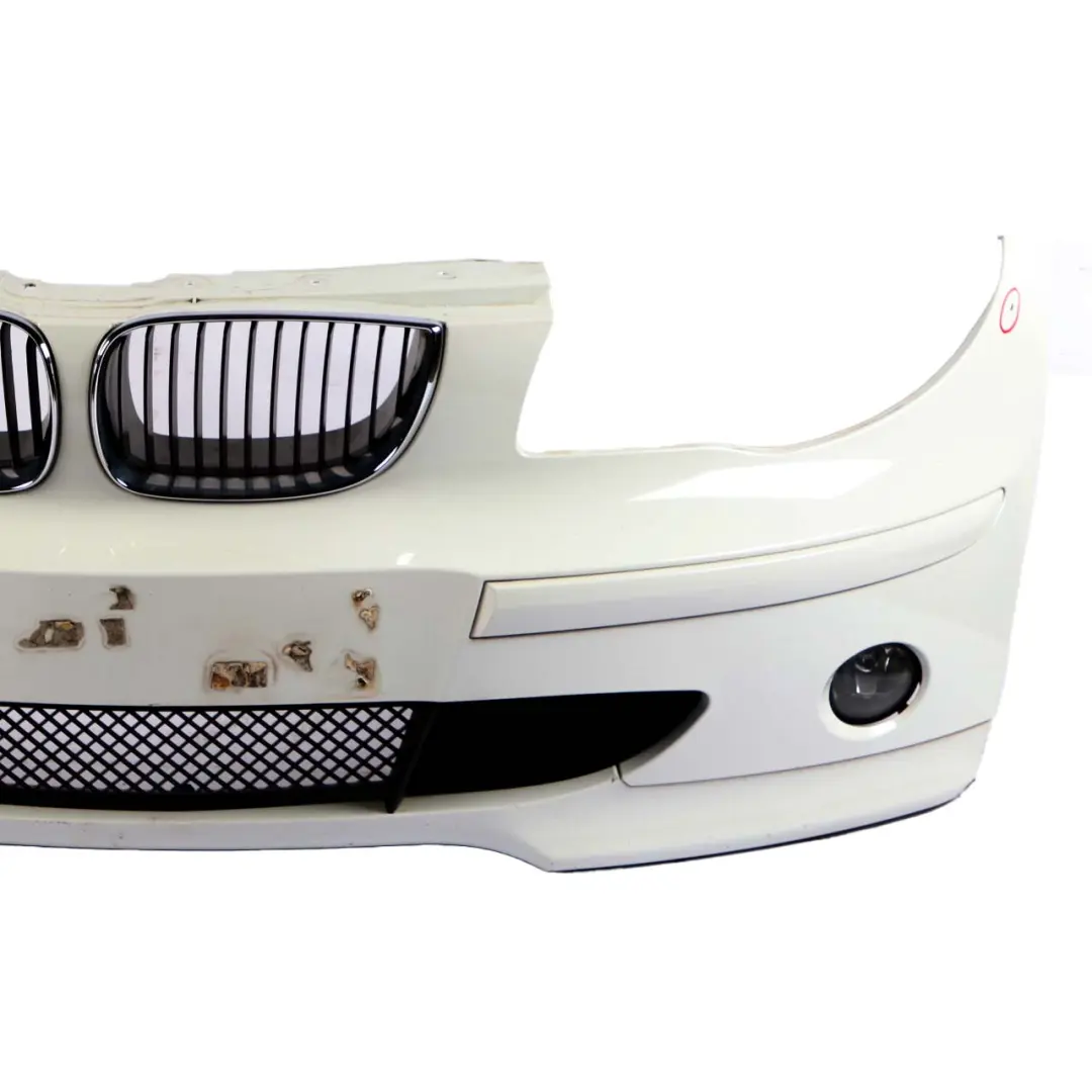 BMW 1 E87 Complete Front Bumper Trim Panel Alpinweiss White 3 - 300 - SKU 0032635-AW - Part number 0032635