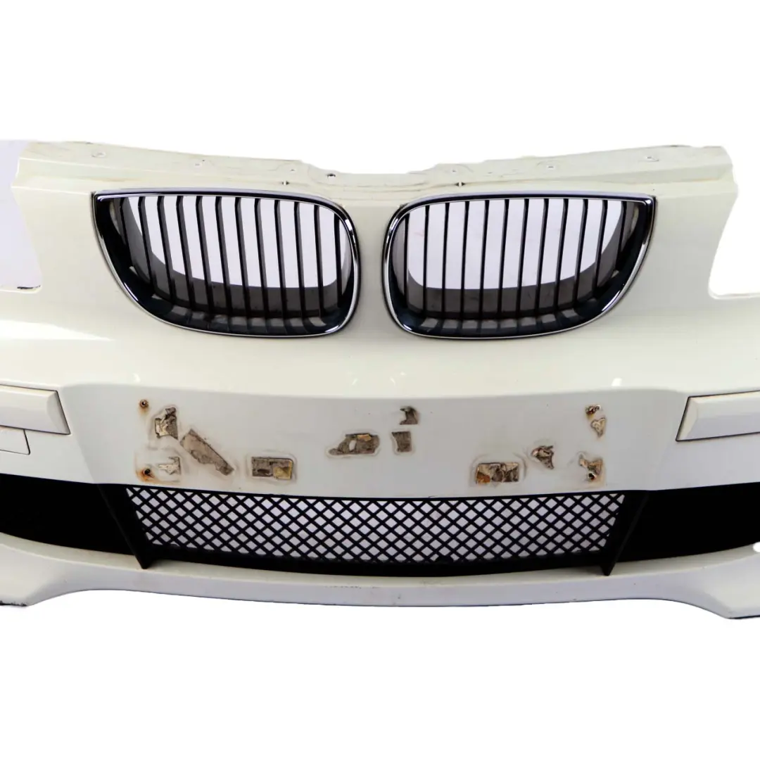 BMW 1 E87 Complete Front Bumper Trim Panel Alpinweiss White 3 - 300 - SKU 0032635-AW - Part number 0032635