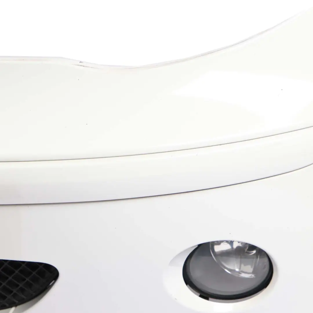 Complete Front Bumper Trim Panel Alpinweiss White 3 - 300 to BMW 1 E87 with Part number 0032635 BMW 1 E87 Complete Front Bumper Trim Panel Alpinweiss White 3 - 300 - SKU 0032635-AW - Part number 0032635