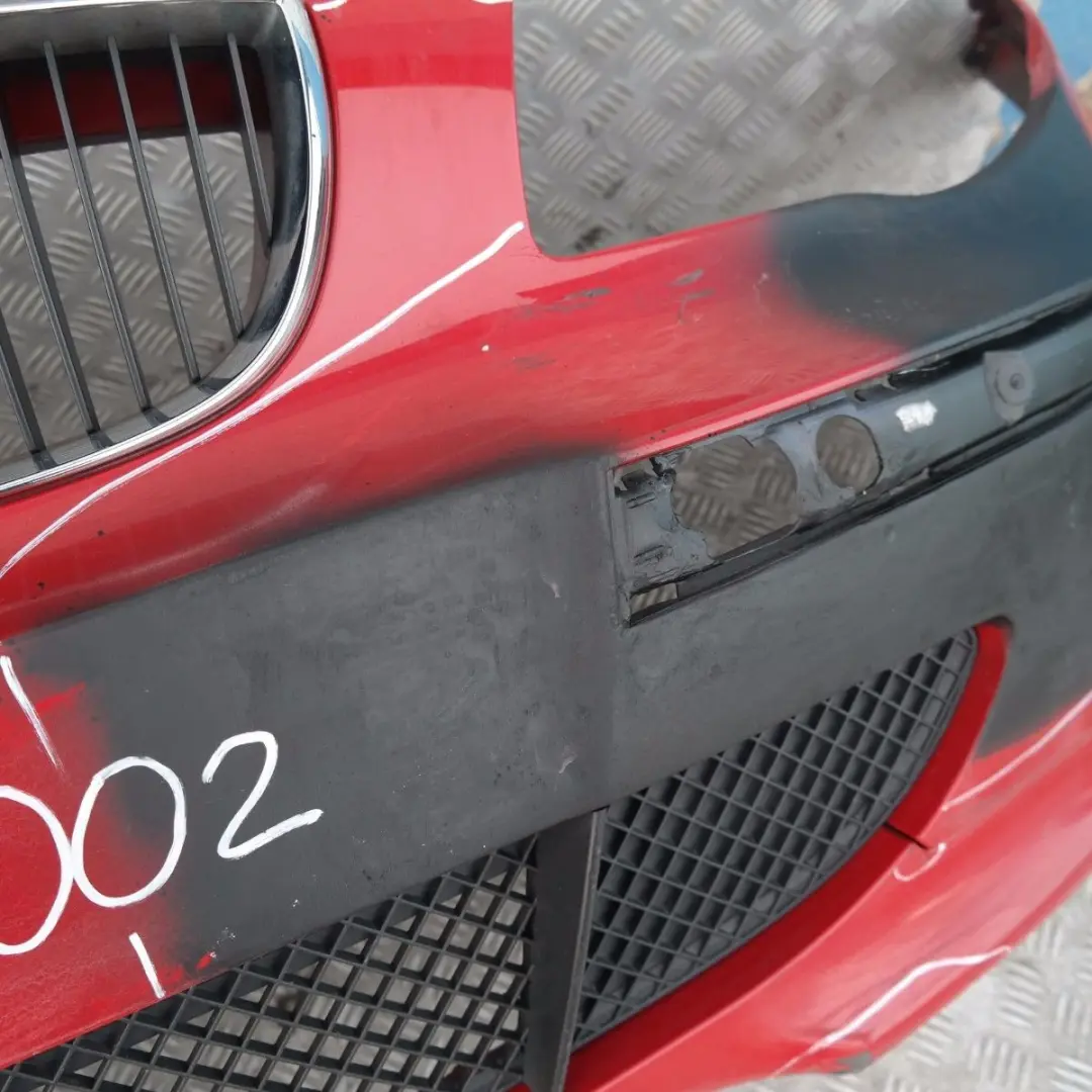BMW 1 SERIES 1 E87 Complete Front Bumper Japanrot Japan Rot Red - 438 - SKU 0032635-JR1 - Part number 51110032635