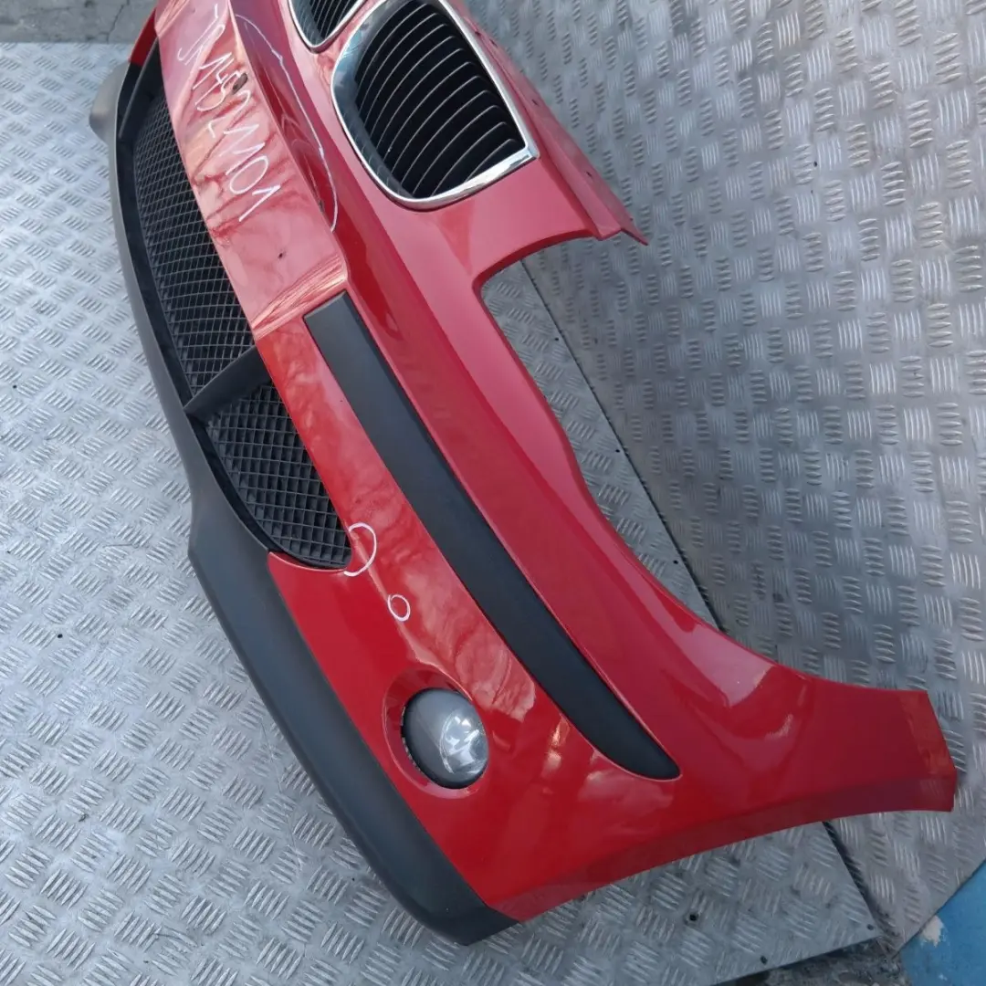 BMW 1 SERIES 3 E87 Complete Front Bumper Japanrot Japan Rot Red - 438 - SKU 0032635-JR3 - Part number 51110032635