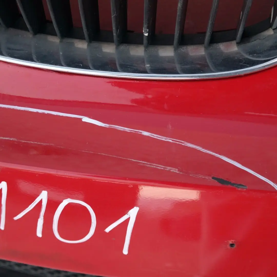 BMW 1 SERIES 3 E87 Complete Front Bumper Japanrot Japan Rot Red - 438 - SKU 0032635-JR3 - Part number 51110032635