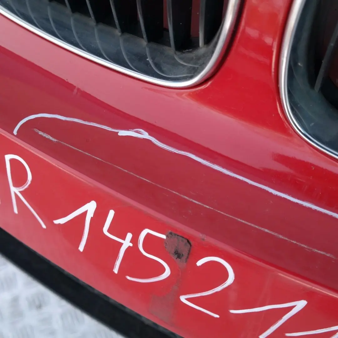 BMW 1 SERIES 3 E87 Complete Front Bumper Japanrot Japan Rot Red - 438 - SKU 0032635-JR3 - Part number 51110032635