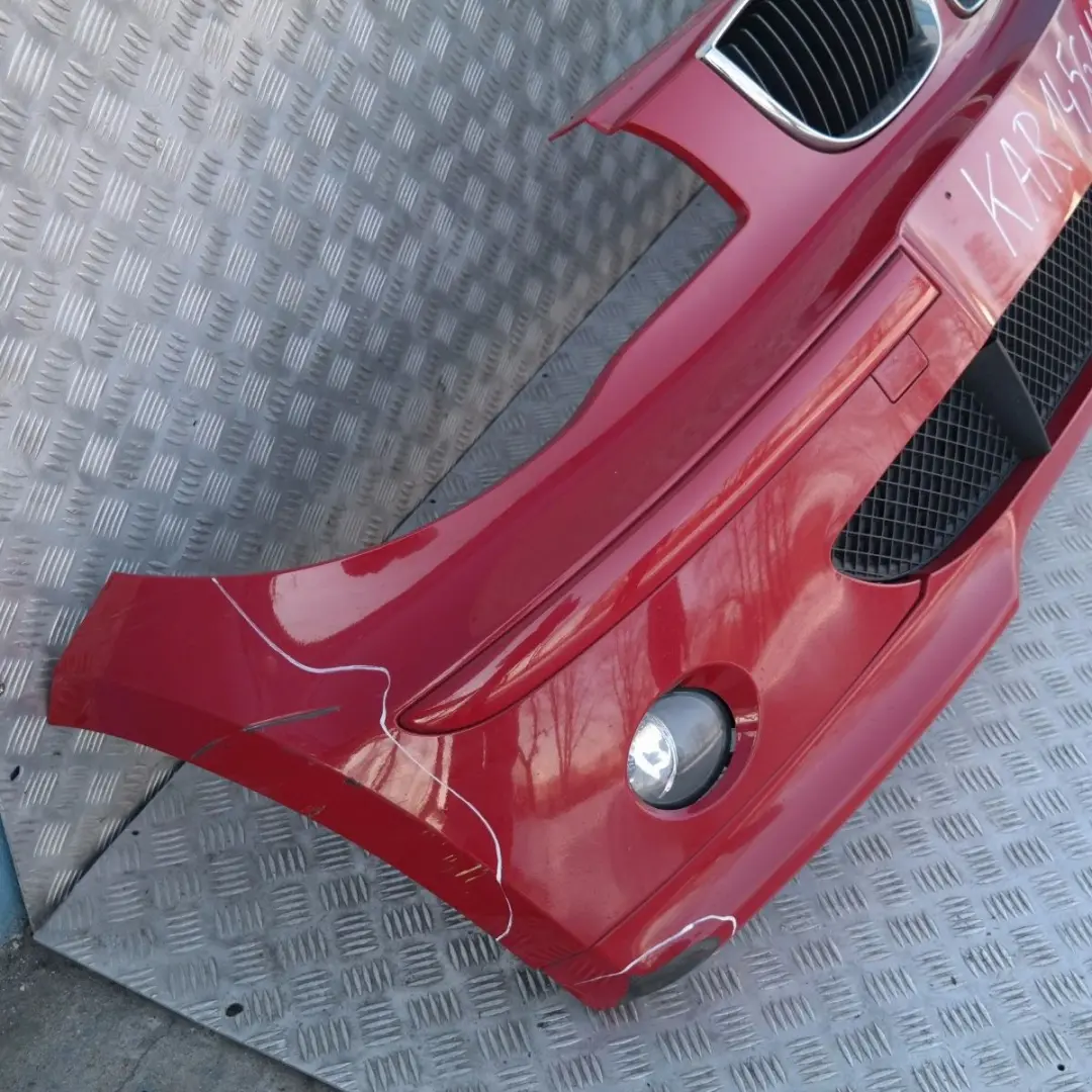 BMW 1 SERIES E87 Complete Front Bumper Karmesinrot Karmesin Red Rot - A61 - SKU 0032635-KAR - Part number 51110032635
