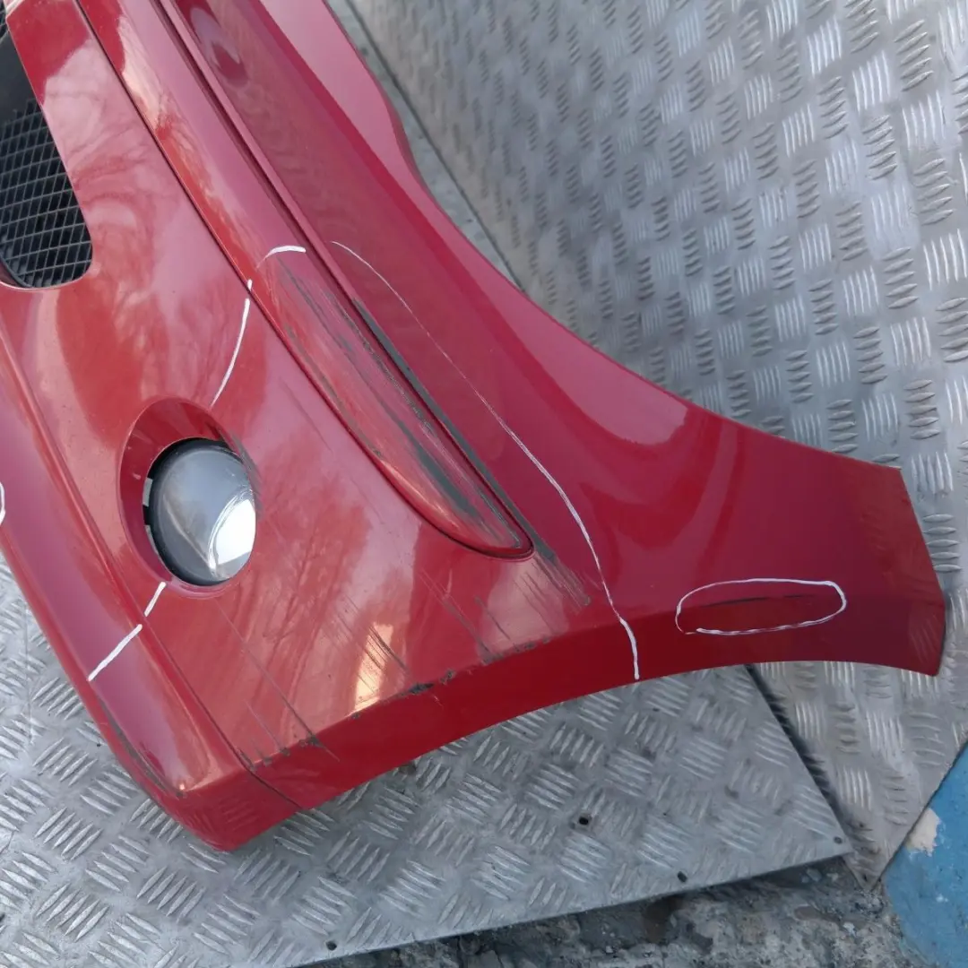 BMW 1 SERIES E87 Complete Front Bumper Karmesinrot Karmesin Red Rot - A61 - SKU 0032635-KAR - Part number 51110032635