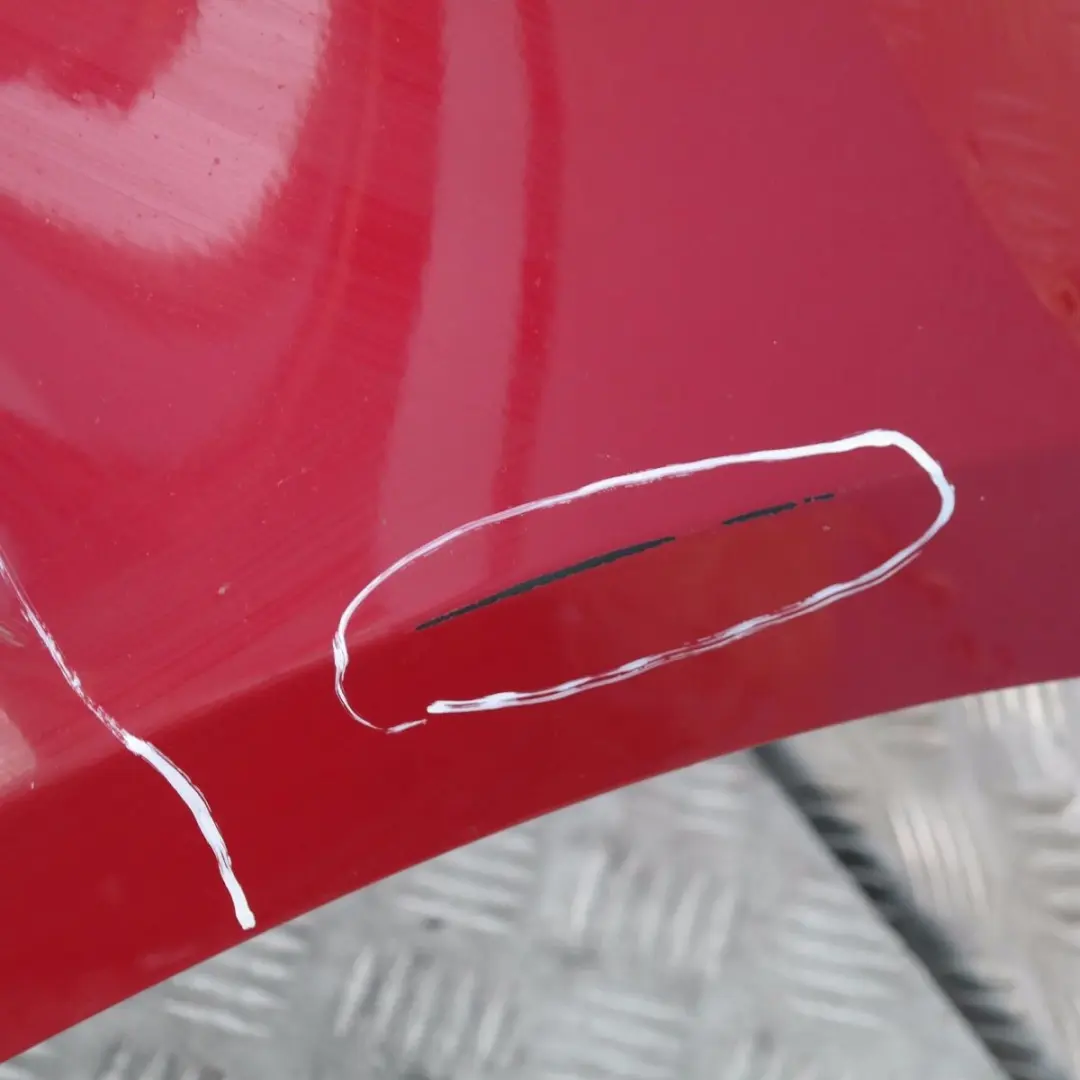 BMW 1 SERIES E87 Complete Front Bumper Karmesinrot Karmesin Red Rot - A61 - SKU 0032635-KAR - Part number 51110032635