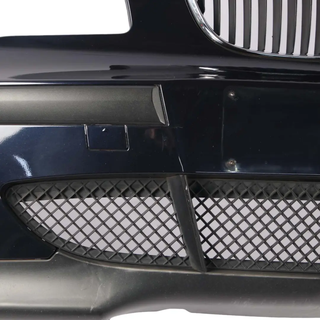 Complete Front Bumper Trim Panel Monacoblau Monaco Blue - A35 to BMW 1 E87 with Part number 0032635 BMW 1 E87 Complete Front Bumper Trim Panel Monacoblau Monaco Blue - A35 - SKU 0032635-MB - Part number 0032635