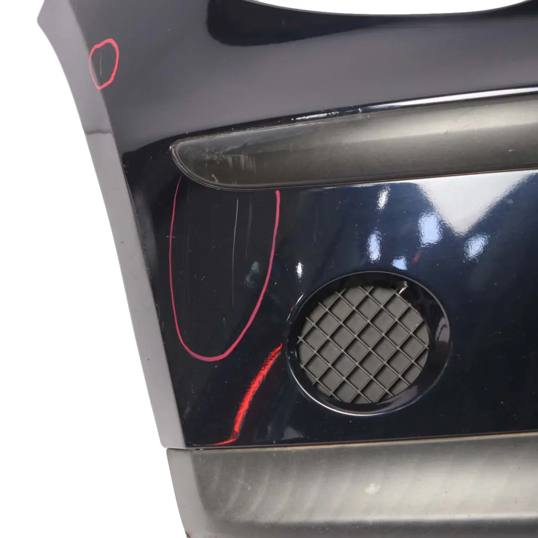 BMW 1 E87 Complete Front Bumper Trim Panel Monacoblau Monaco Blue - A35 - SKU 0032635-MB - Part number 0032635