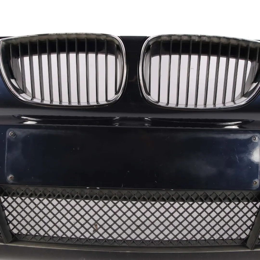 Complete Front Bumper Trim Panel Monacoblau Monaco Blue - A35 to BMW 1 E87 with Part number 0032635 BMW 1 E87 Complete Front Bumper Trim Panel Monacoblau Monaco Blue - A35 - SKU 0032635-MB - Part number 0032635