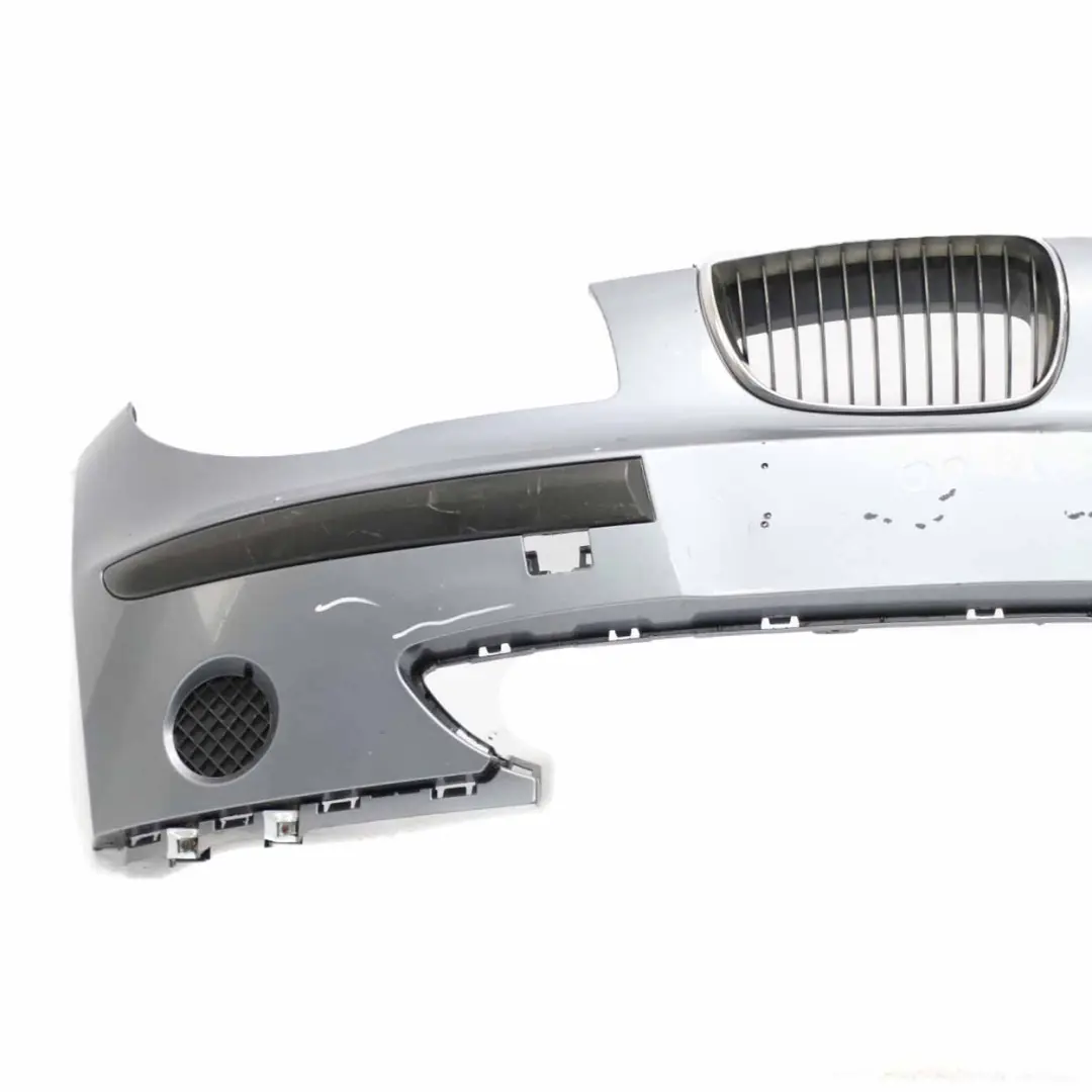 Complete Front Bumper Trim Panel Quarzblau Quartz Blue - A18 to BMW E87 with Part number 0032635 BMW E87 Complete Front Bumper Trim Panel Quarzblau Quartz Blue - A18 - SKU 0032635-QB - Part number 0032635