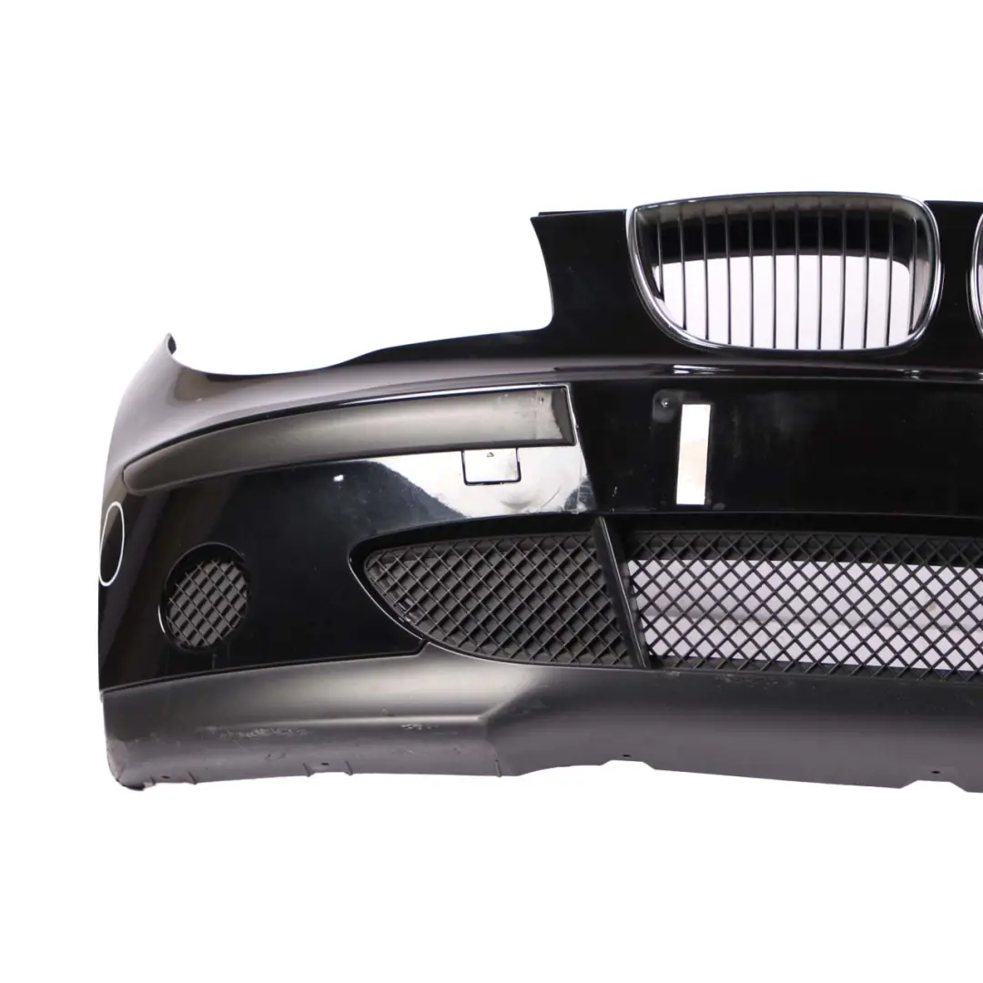 BMW 1 Series E87 Complete Front Bumper Schwarz 2 Black - 668 - SKU 0032635-SCH2 - Part number 0032635