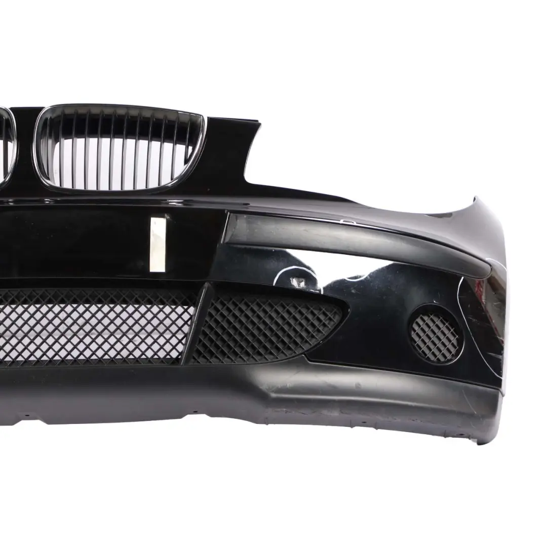 BMW 1 Series E87 Complete Front Bumper Schwarz 2 Black - 668 - SKU 0032635-SCH2 - Part number 0032635