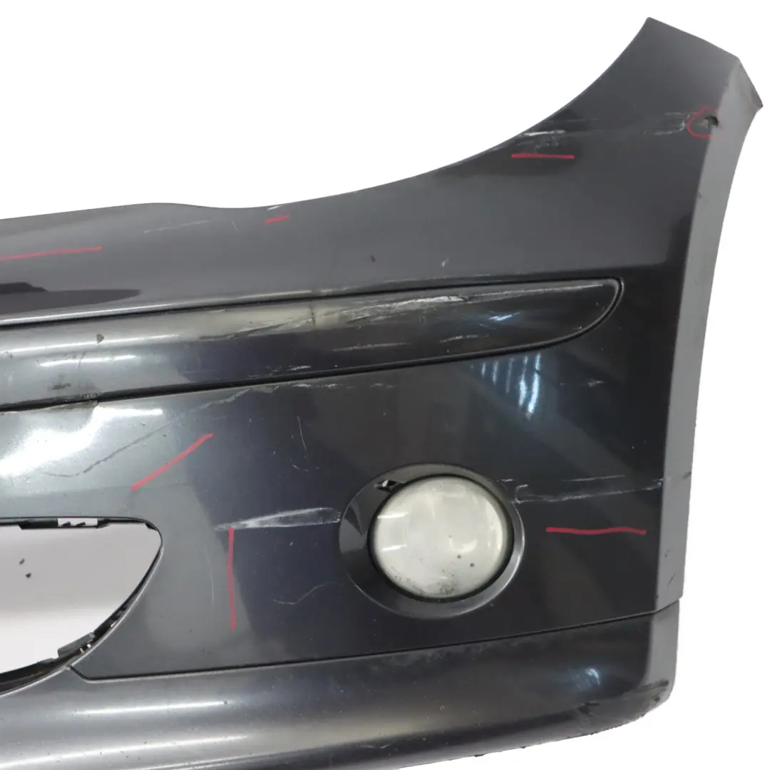 Complete Front Bumper Trim Panel Sparkling Graphite Metallic to BMW E87 with Part number 0032635 BMW E87 Complete Front Bumper Trim Panel Sparkling Graphite Metallic - SKU 0032635-SG - Part number 0032635