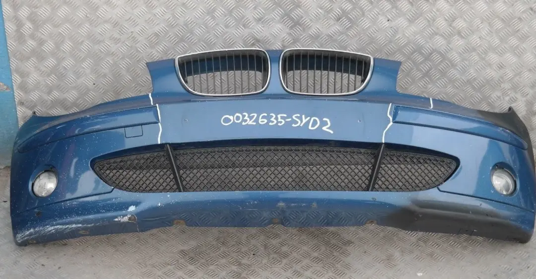 Complete Front Bumper Trim Panel Sydneyblau Sydney Blau Blue to BMW 1 SERIES 2 E87 with Part number 32635 BMW 1 SERIES 2 E87 Complete Front Bumper Trim Panel Sydneyblau Sydney Blau Blue - SKU 0032635-SYD2 - Part number 32635