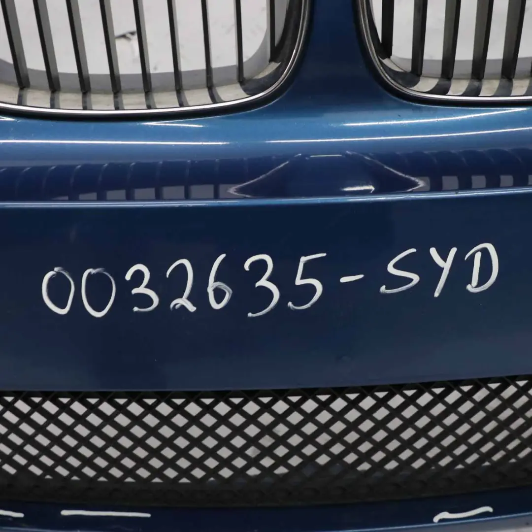Complete Front Bumper Trim Panel Sydneyblau Sydney Blau Blue - A19 to BMW E87 with Part number 0032635 BMW E87 Complete Front Bumper Trim Panel Sydneyblau Sydney Blau Blue - A19 - SKU 0032635-SYD - Part number 0032635
