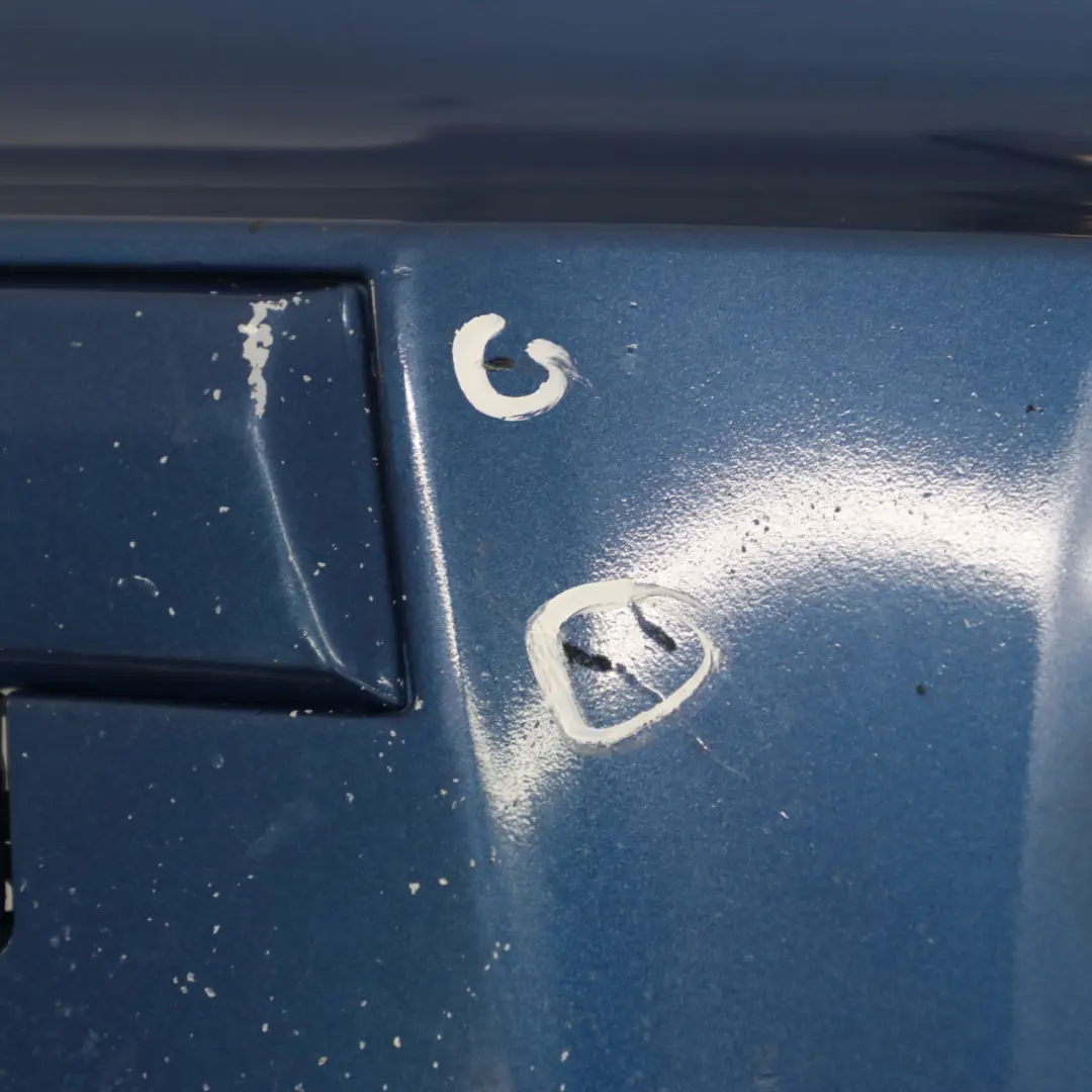 BMW E87 Complete Front Bumper Trim Panel Sydneyblau Sydney Blau Blue - A19 - SKU 0032635-SYD - Part number 0032635