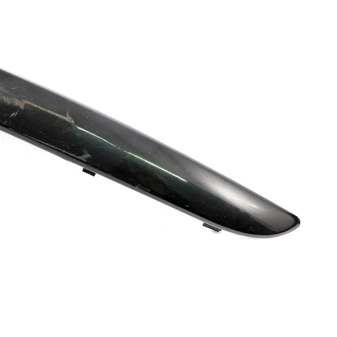 BMW E87 Paraurti Listello Para Urti Frontale SX Black Sapphire 475 - SKU 0032637-BS1 - Numero di parte 7124499