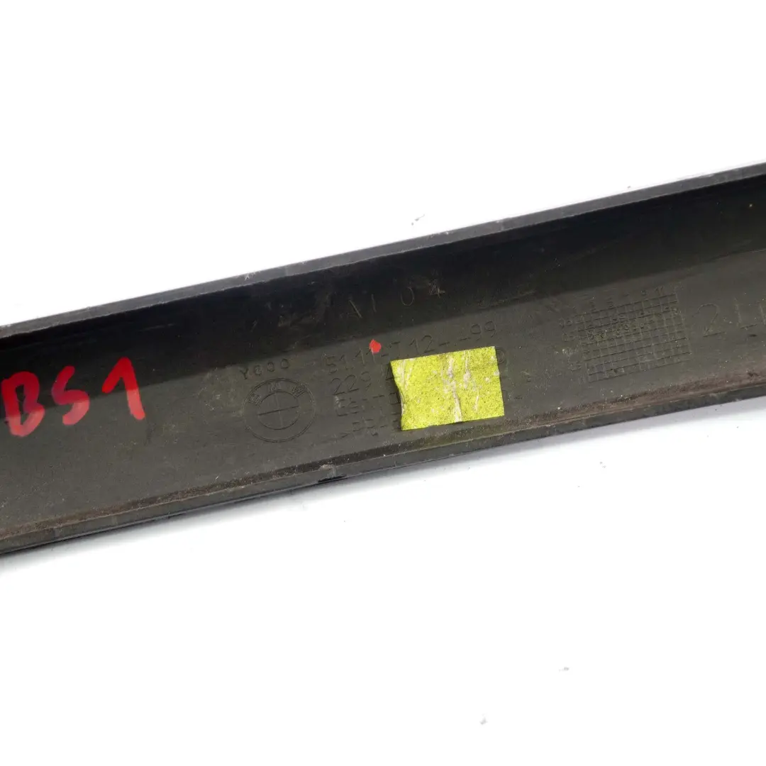 BMW 1 Series E87 1 Bumper Guard Trim Strip Left N/S Black Sapphire 475 - SKU 0032637-BS1 - Part number 7124499