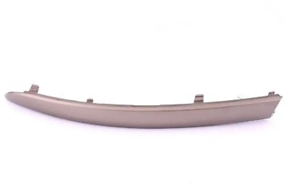 Bumper Rubber Trim Strip Front Left N/S Sonora Gold Metallic to BMW 1 Series E87 with Part number 32637 BMW 1 Series E87 Bumper Rubber Trim Strip Front Left N/S Sonora Gold Metallic - SKU 0032637-SON - Part number 32637