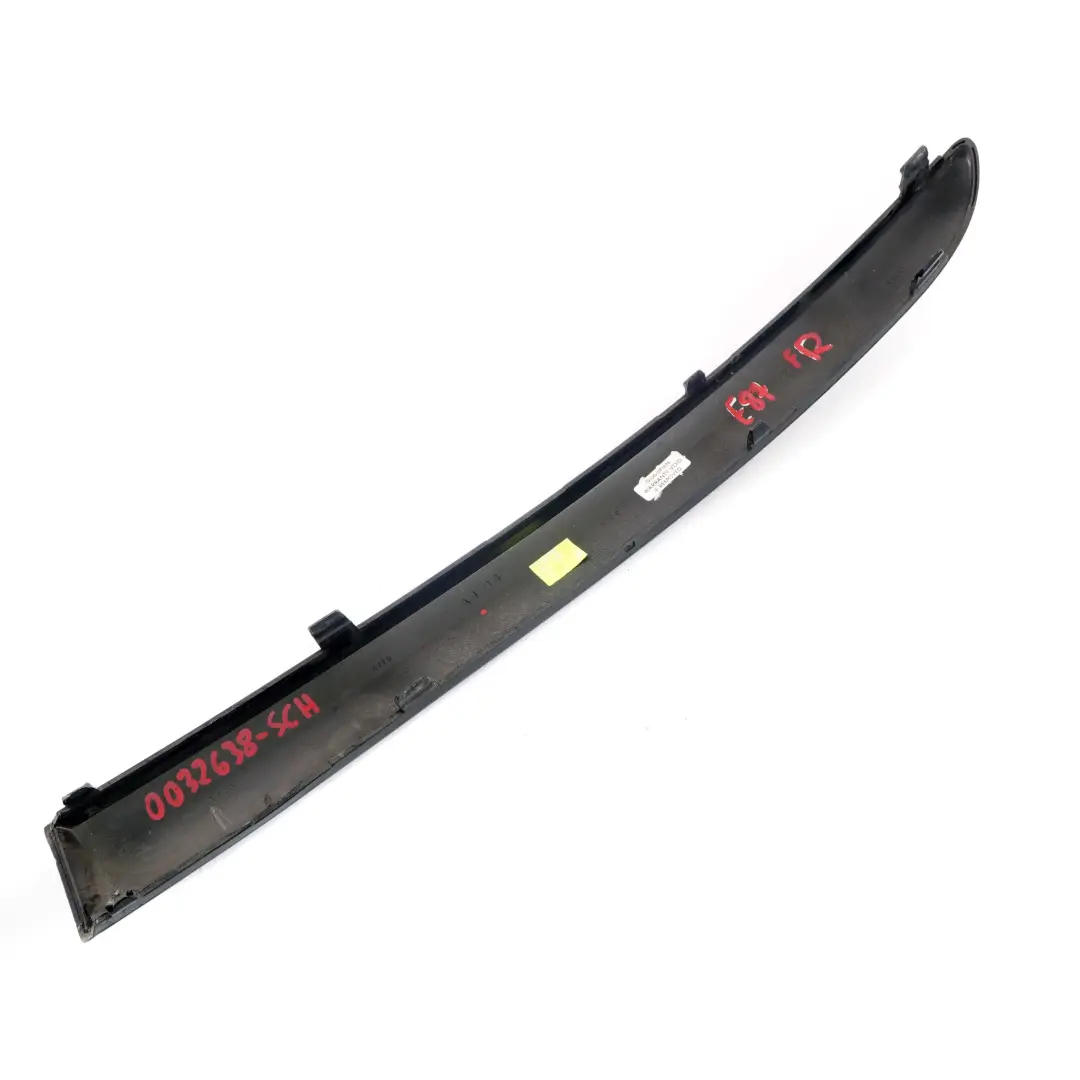 Bumper Guard Strip Front Right O/S Schwarz 2 to BMW 1 Series E87 with Part number 7124500 BMW 1 Series E87 Bumper Guard Strip Front Right O/S Schwarz 2 - SKU 0032638-SCH - Part number 7124500