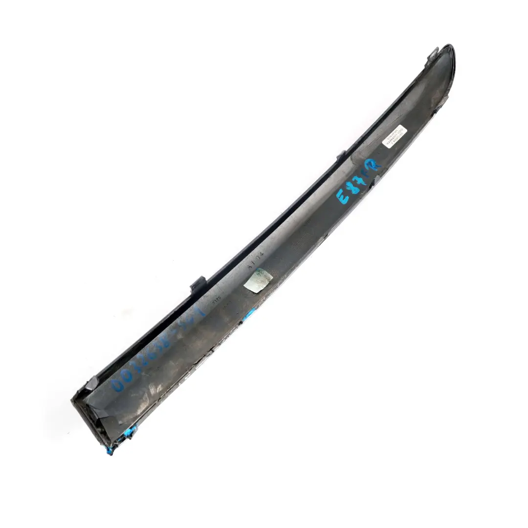 BMW E87 Striscia Gomma Paraurti Anteriore Destro Grafite Scintillante - SKU 0032638-SG1 - Numero di parte 0032638