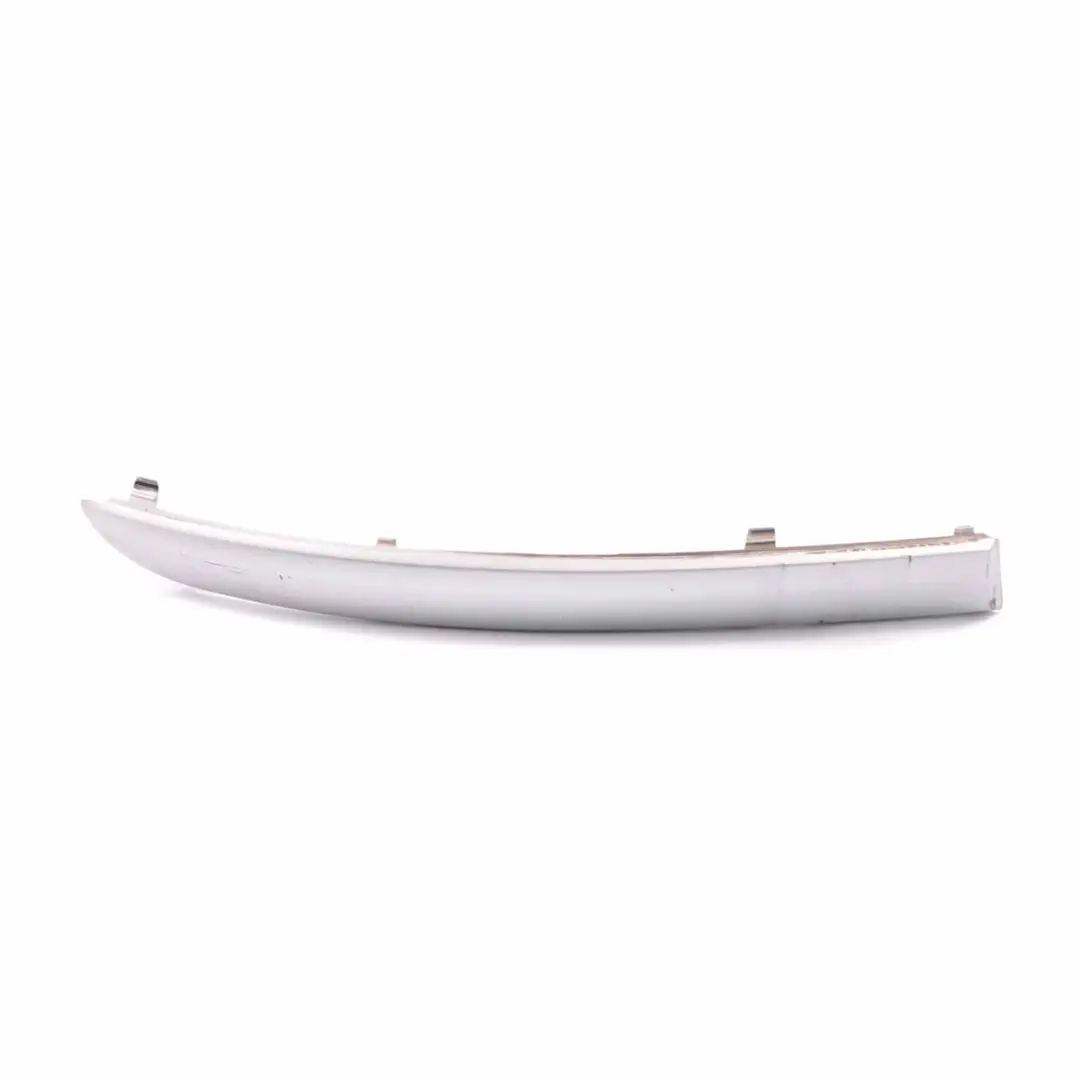 Bumper Rubber Trim Strip Front Right O/S Titansilber Silver 354 to BMW 1 E87 with Part number 0032638 BMW 1 E87 Bumper Rubber Trim Strip Front Right O/S Titansilber Silver 354 - SKU 0032638-TS1 - Part number 0032638