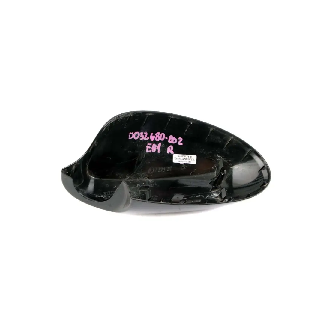  Cache Rétroviseur Aile BMW E81 E87 Capot Extérieur Noir Saphir Métallique 475 - SKU 0032680-BS2 - Numéro de pièce 0032680