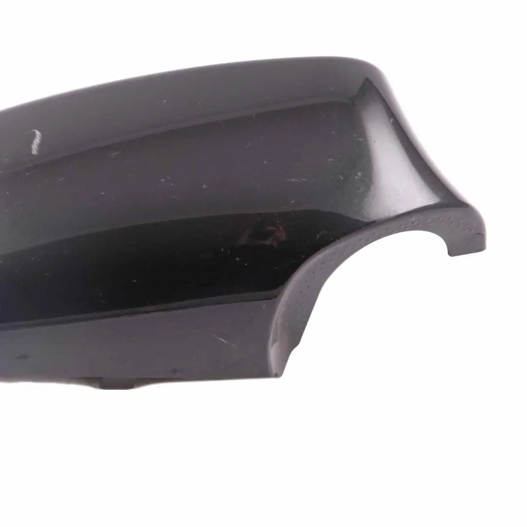 BMW E81 E87 2 Spiegel Abdeckkappe Abdeckung Links Black Schwarz Sapphire 475 - SKU 0032680-BS5 - Teilenummer 0032680