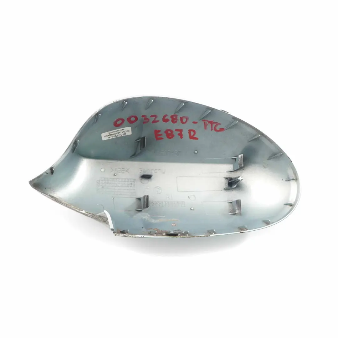 Coque de rétroviseur extérieur BMW E81 E87 Capot droit Patagoniagruen Green A71 pour à propos du numéro de pièce 0032680 Coque de rétroviseur extérieur BMW E81 E87 Capot droit Patagoniagruen Green A71 - SKU 0032680-PTG - Numéro de pièce 0032680