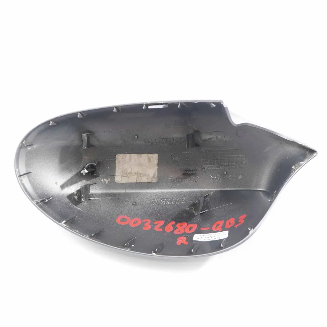 Wing Mirror Cover BMW E81 E87 Right O/S Cap Casing Quarzblau Quartz Blue - A18 to with Part number 0032680 Wing Mirror Cover BMW E81 E87 Right O/S Cap Casing Quarzblau Quartz Blue - A18 - SKU 0032680-QB3 - Part number 0032680