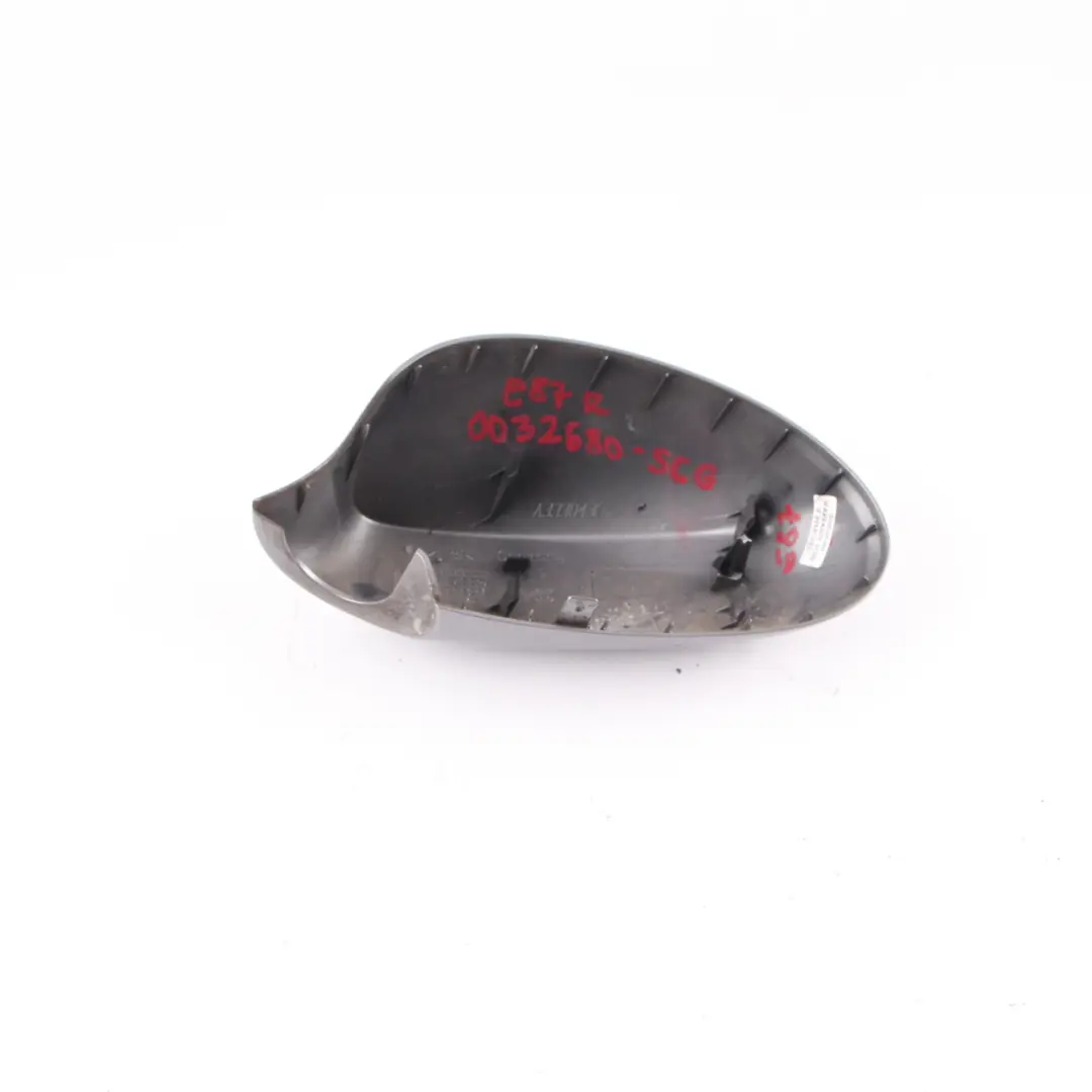  Wing Mirror Cover BMW E81 E87 Exterior Cap Right O/S Spacegrau Grey - A52 - SKU 0032680-SCG - Part number 0032680