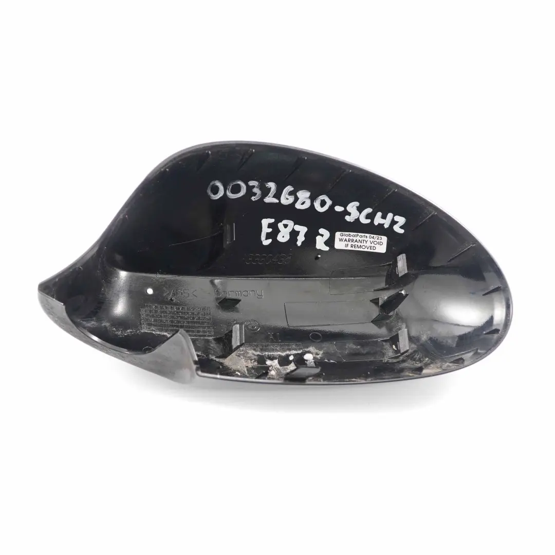BMW E81 E87 Sportellone Copertura Dello Specchio Destro Nero 2 Black 668 - SKU 0032680-SCH2 - Numero di parte 0032680