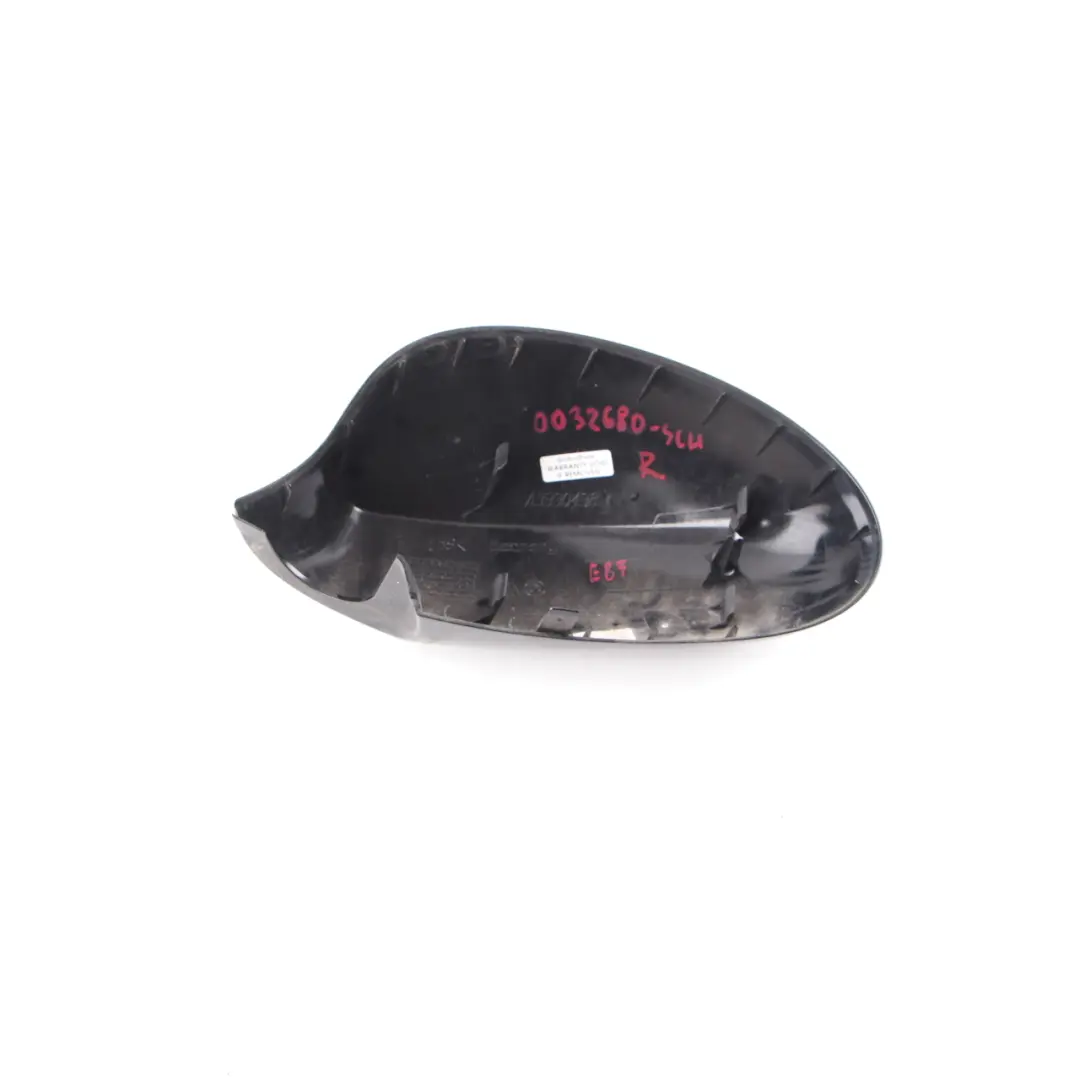 BMW E87 Wing Mirror Cover Cap Casing Right O/S Black Schwarz 2 - 668 - SKU 0032680-SCH - Part number 0032680