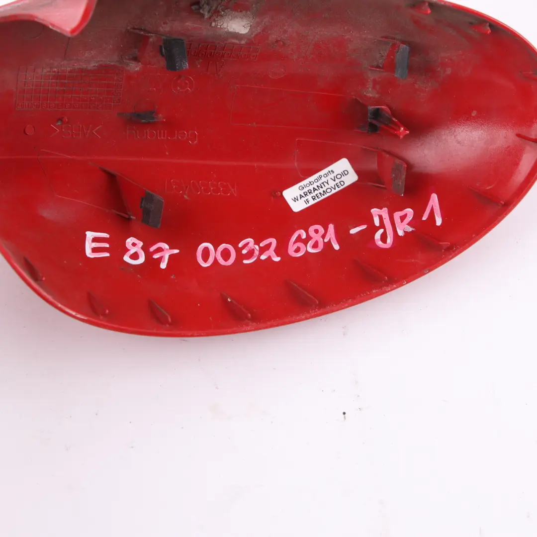 Wing Mirror Cover BMW E81 E82 E88 E87 Left N/S Cap Casing Japanrot Red 438 to with Part number 0032681 Wing Mirror Cover BMW E81 E82 E88 E87 Left N/S Cap Casing Japanrot Red 438 - SKU 0032681-JR1 - Part number 0032681