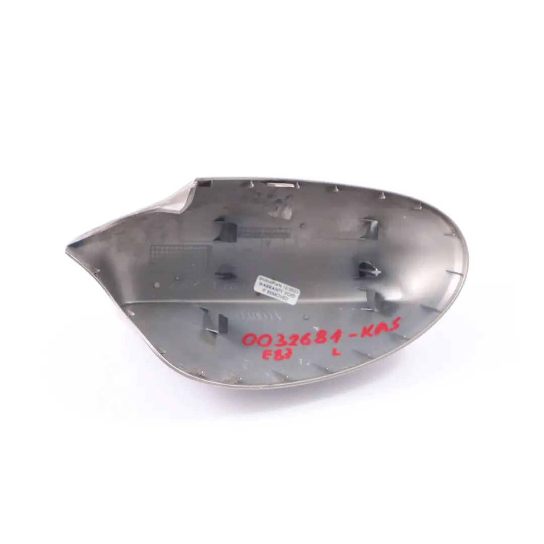 BMW E81 E82 E87 Capuchon de rétroviseur gauche Kaschmirsilber Argent A72 - SKU 0032681-KAS - Numéro de pièce 0032681