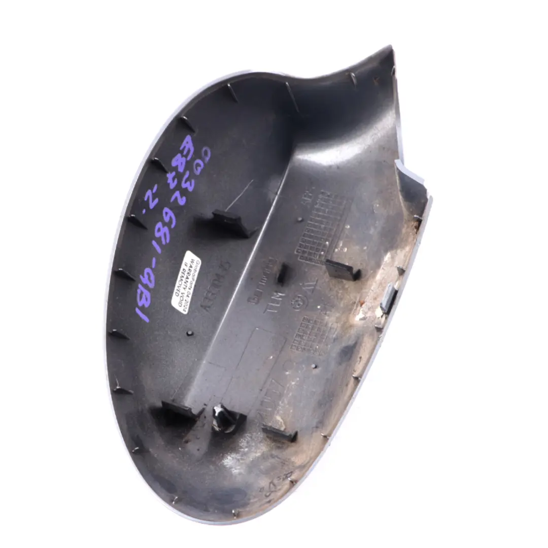 Cap Casing Left Wing Mirror N/S Quarzblau Blue to BMW E81 E87 Cover with Part number 0032681 BMW E81 E87 Cover Cap Casing Left Wing Mirror N/S Quarzblau Blue - SKU 0032681-QB1 - Part number 0032681