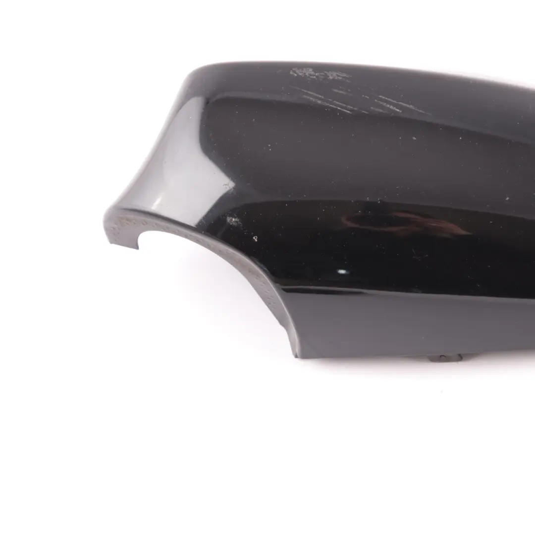  Wing Mirror Cover BMW E81 E82 E87 Cap Casing Left N/S Schwarz 2 Black - 668 - SKU 0032681-SCH3 - Part number 0032681