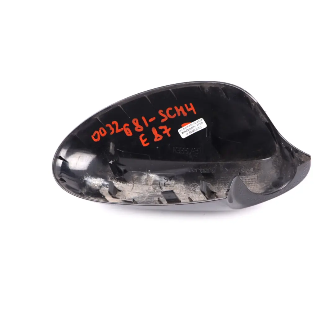 Wing Mirror Cover BMW E81 E82 E87 Cap Casing Left N/S Schwarz 2 Black - 668 to with Part number 0032681 Wing Mirror Cover BMW E81 E82 E87 Cap Casing Left N/S Schwarz 2 Black - 668 - SKU 0032681-SCH4 - Part number 0032681