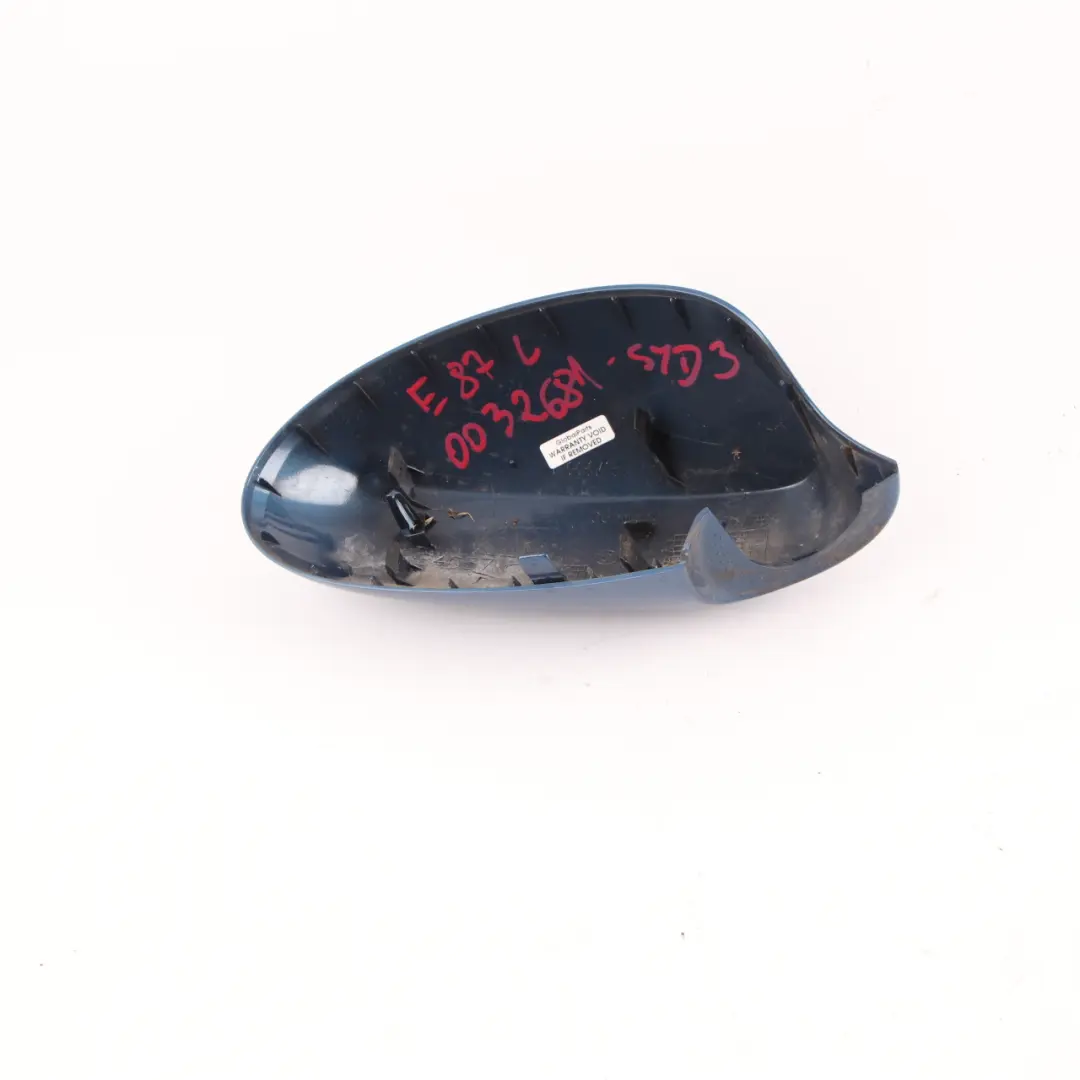  Wing Mirror Cover BMW E81 E87 Cap Left N/S Sydneyblau Blue Metallic A19 - SKU 0032681-SYD3 - Part number 0032681
