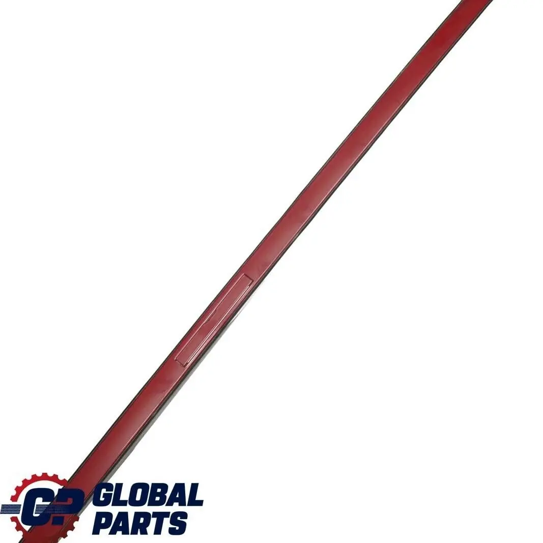 Techo derecho Moldura Barandilla Canalon Karmesinrot Rojo Rot - A61 para BMW E81 E87 con número de pieza 0032702 BMW E81 E87 Techo derecho Moldura Barandilla Canalon Karmesinrot Rojo Rot - A61 - SKU 0032702-KAR - Número de pieza 0032702