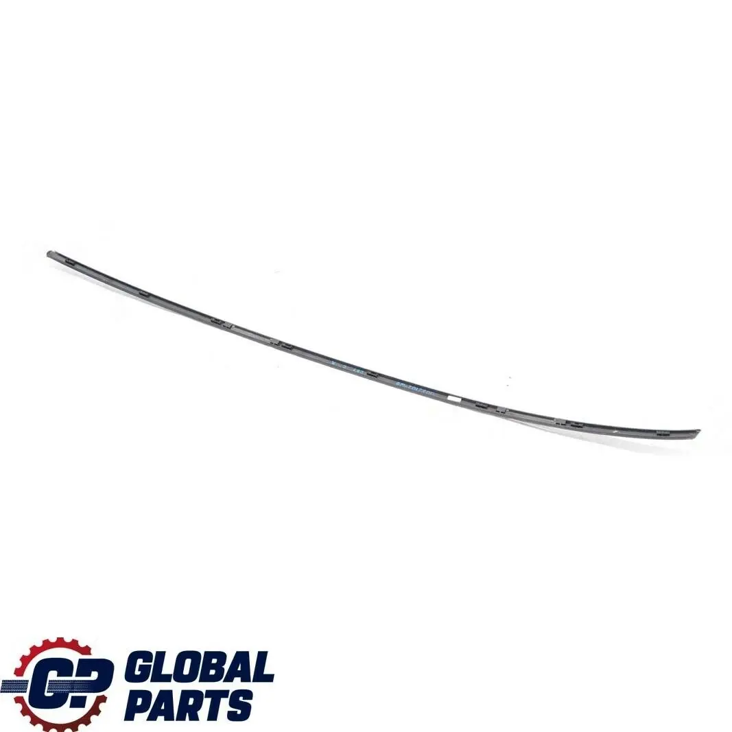 BMW E81 E87 Roof Moulding Railing Gutter Right O/S Quarzblau Blue - A18 - SKU 0032702-QB - Part number 51130032702