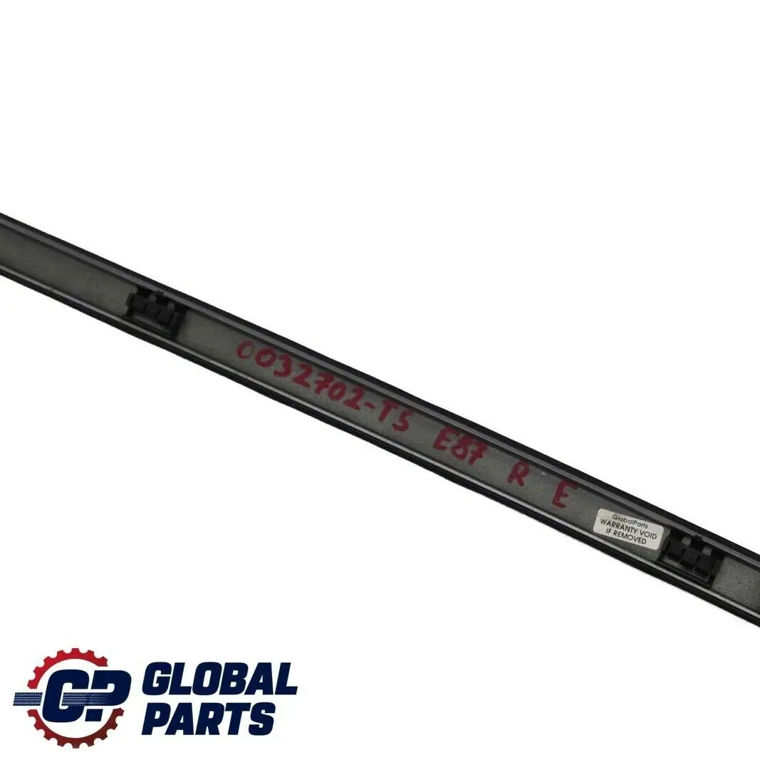 Roof Moulding Railing Gutter Right O/S Titansilber Metallic - 354 to BMW E81 E87 with Part number 0032702 BMW E81 E87 Roof Moulding Railing Gutter Right O/S Titansilber Metallic - 354 - SKU 0032702-TS - Part number 0032702