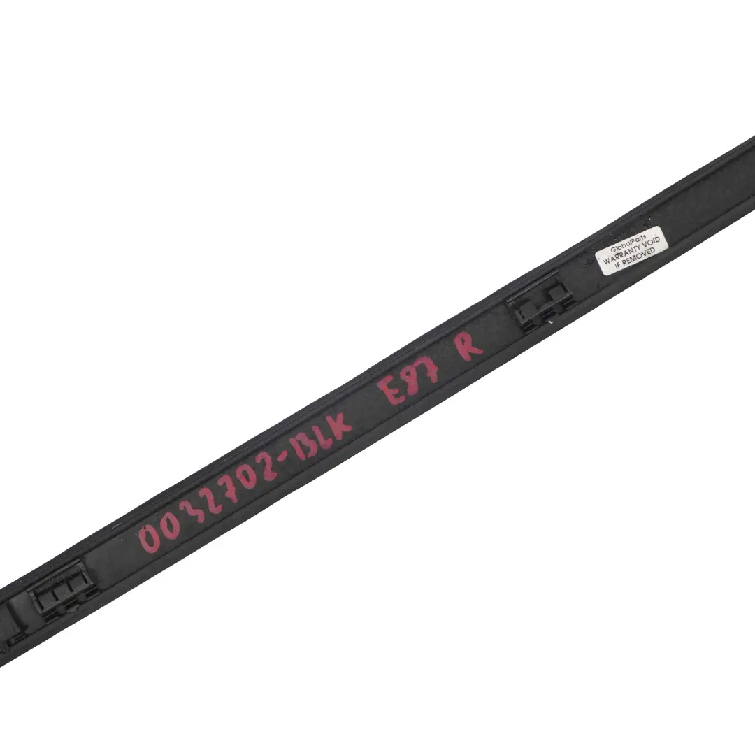 BMW 1 Series E81 E87 Right Roof Moulding Railing O/S Black Matt Primed - SKU 0032702-BLK - Part number 0032702