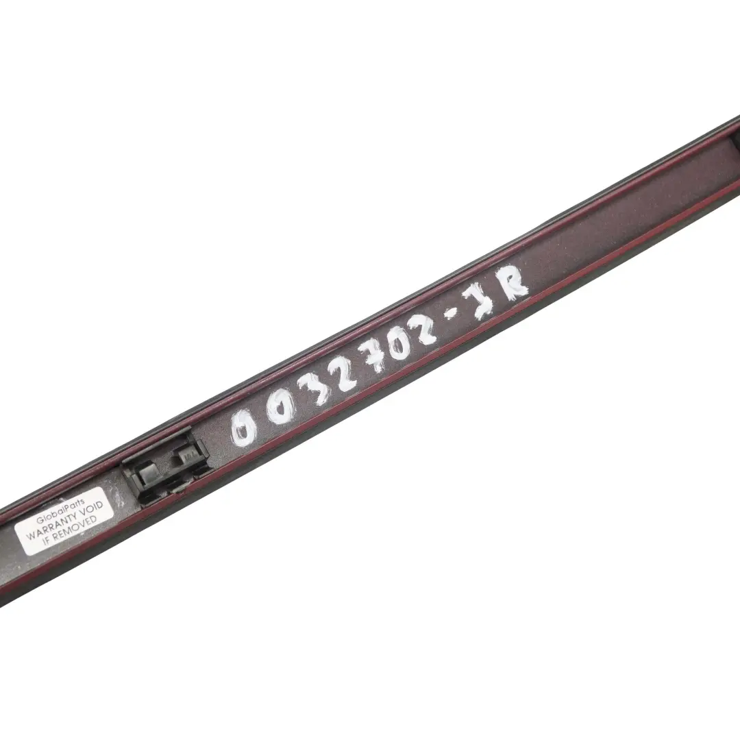 Techo Derecho Moldura Barandilla Japanrot Rojo 438 para BMW E81 E87 con número de pieza 51130032702 BMW E81 E87 Techo Derecho Moldura Barandilla Japanrot Rojo 438 - SKU 0032702-JR - Número de pieza 51130032702