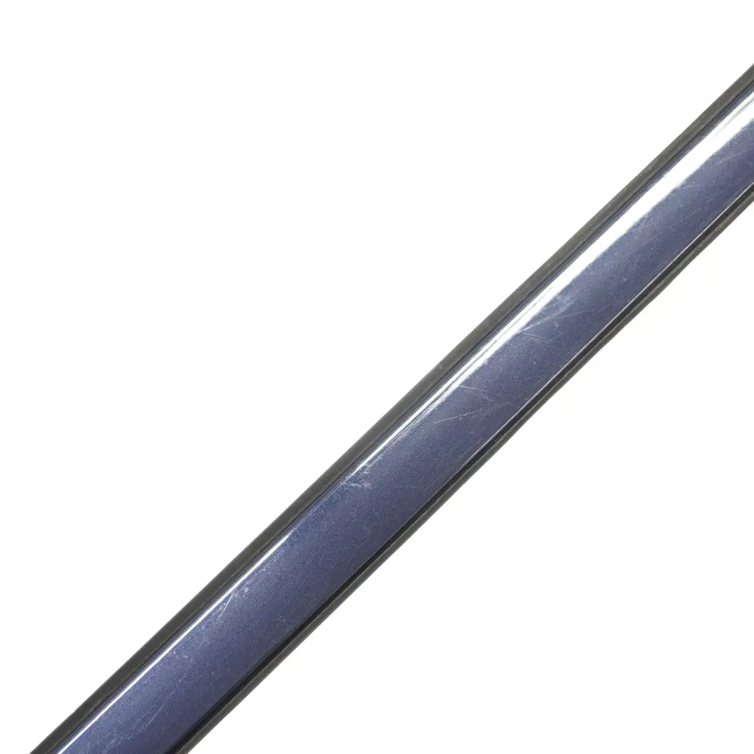  Roof Railing BMW E81 E87 Right Moulding O/S Monacoblau Monaco Blue - A35 - SKU 0032702-MB - Part number 51130032702