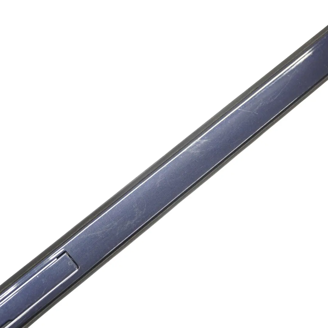  Roof Railing BMW E81 E87 Right Moulding O/S Monacoblau Monaco Blue - A35 - SKU 0032702-MB - Part number 51130032702