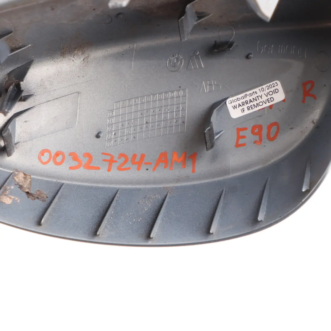  Wing Mirror Cover BMW E90 E91 Right O/S Cap Casing Housing Arktis Metallic - A34 - SKU 0032724-AM1 - Part number 0032724