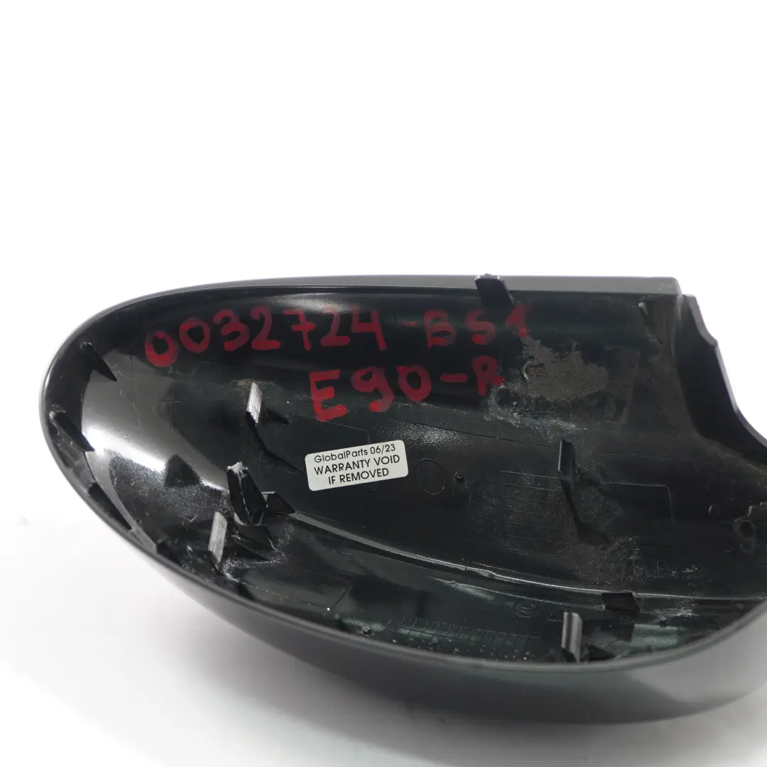 Außenspiegel abdeckung BMW E90 E91 Rechts Gehäuse Schwarz Saphir Metallic 475 für mit Teilenummer 0032724 Außenspiegel abdeckung BMW E90 E91 Rechts Gehäuse Schwarz Saphir Metallic 475 - SKU 0032724-BS1 - Teilenummer 0032724