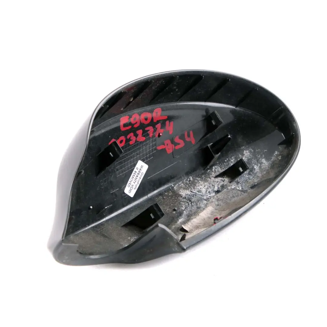  £BMW 3 Series E90 E91 Right Cover Cap O/S Casing Wing Mirror Black Sapphire - SKU 0032724-BS4 - Part number 0032724