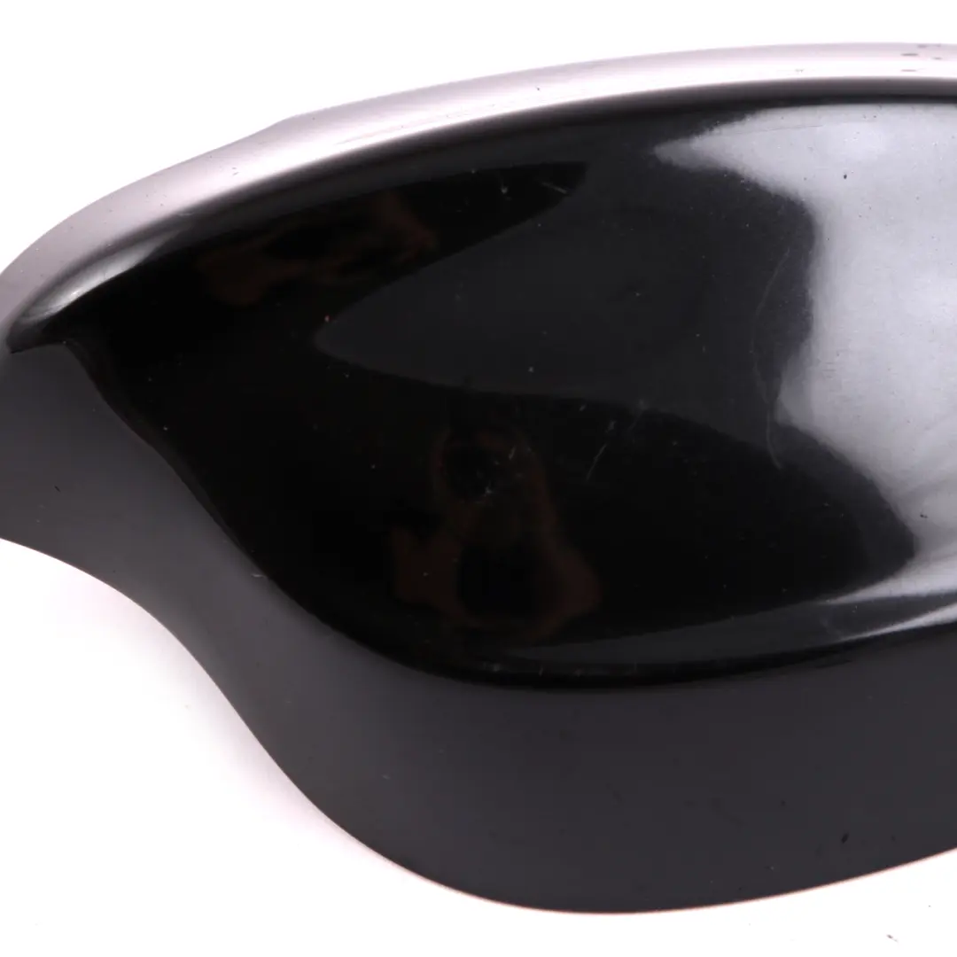 Wing Mirror BMW E90 E91 8 Right Cap O/S Casing Black Sapphire Metallic 475 to Cover with Part number 0032724 Cover Wing Mirror BMW E90 E91 8 Right Cap O/S Casing Black Sapphire Metallic 475 - SKU 0032724-BS8 - Part number 0032724